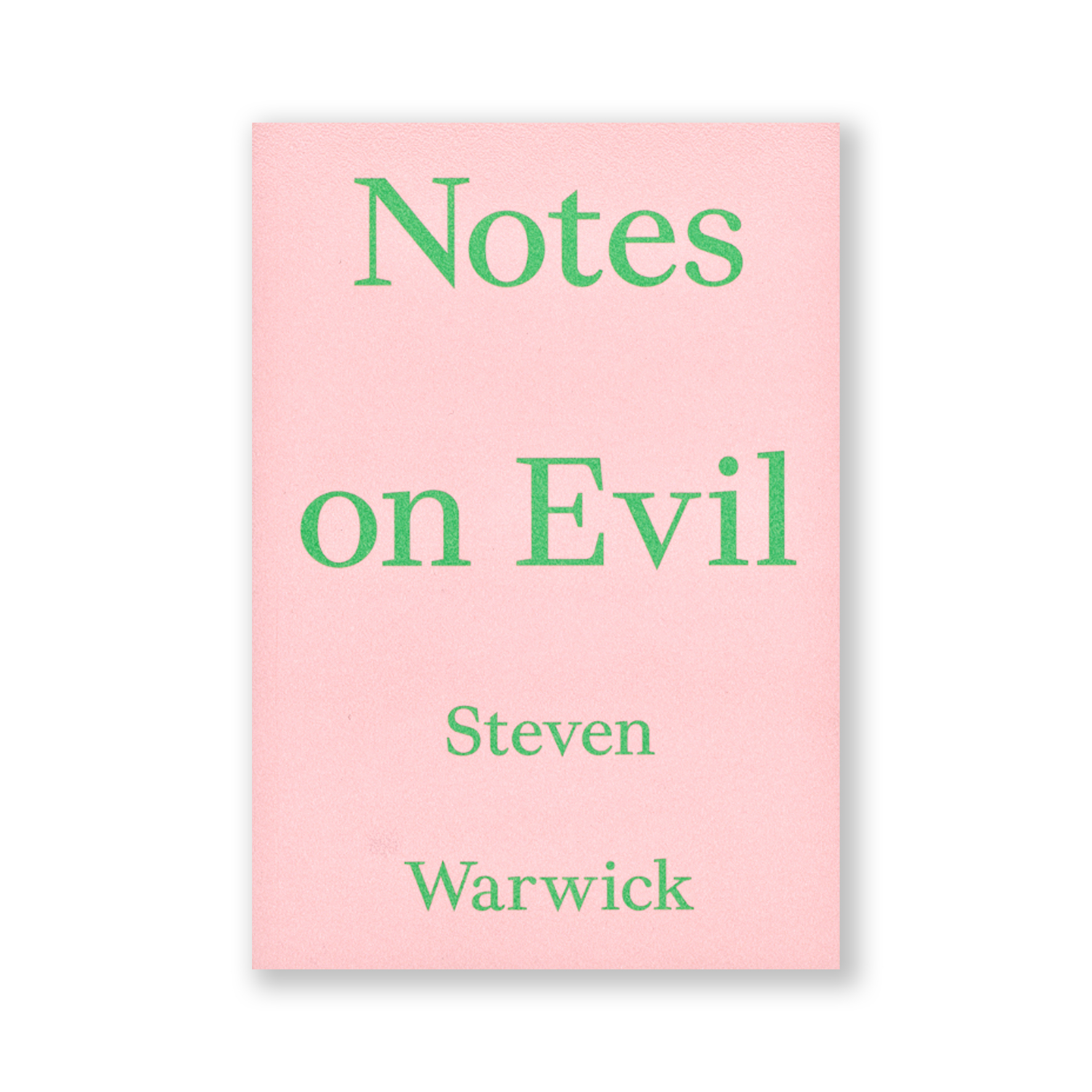 Notes on Evil